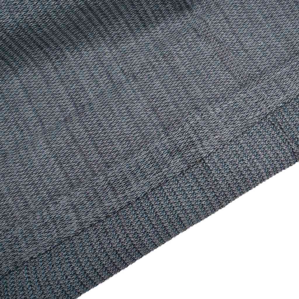 Teppi za šator Plava i siva 500 x 400 cm Polietilen