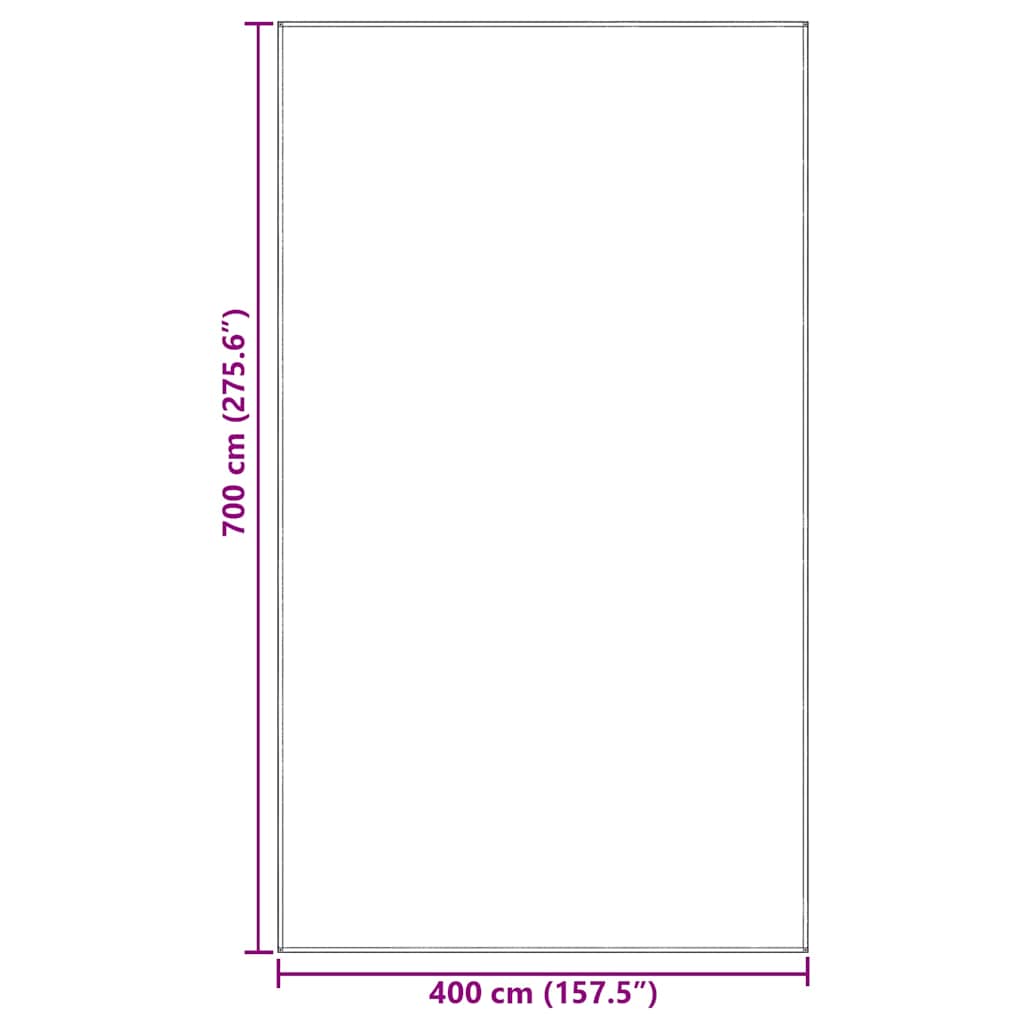 Teppi za šator Plava i siva 700 x 400 cm Polietilen