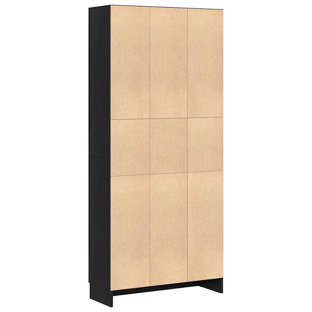 Ormarić za knjige Crni hrast 82,5 x 30,5 x 185 cm