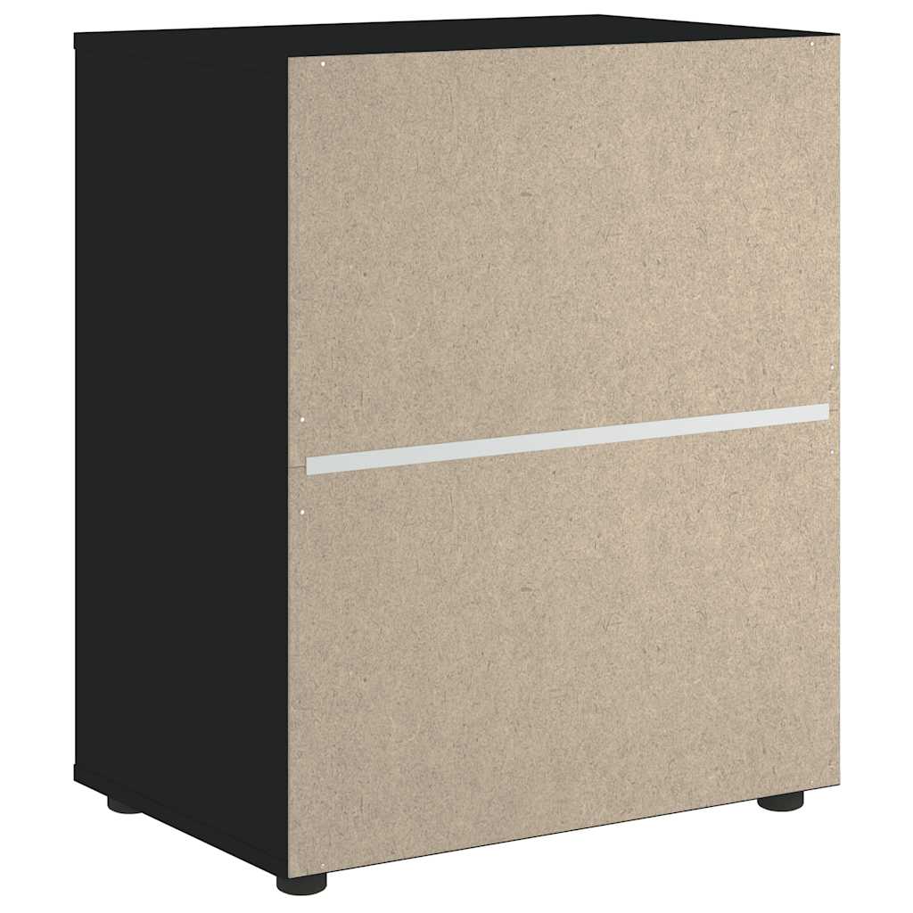Komoda VISNES crna 60x40x73 cm izrađeno drvo