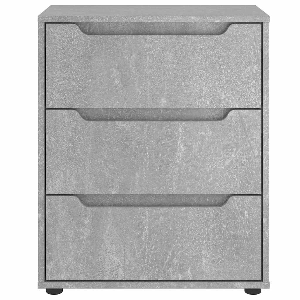Komoda VISNES beton siva 60x40x73 cm konstruirano drvo
