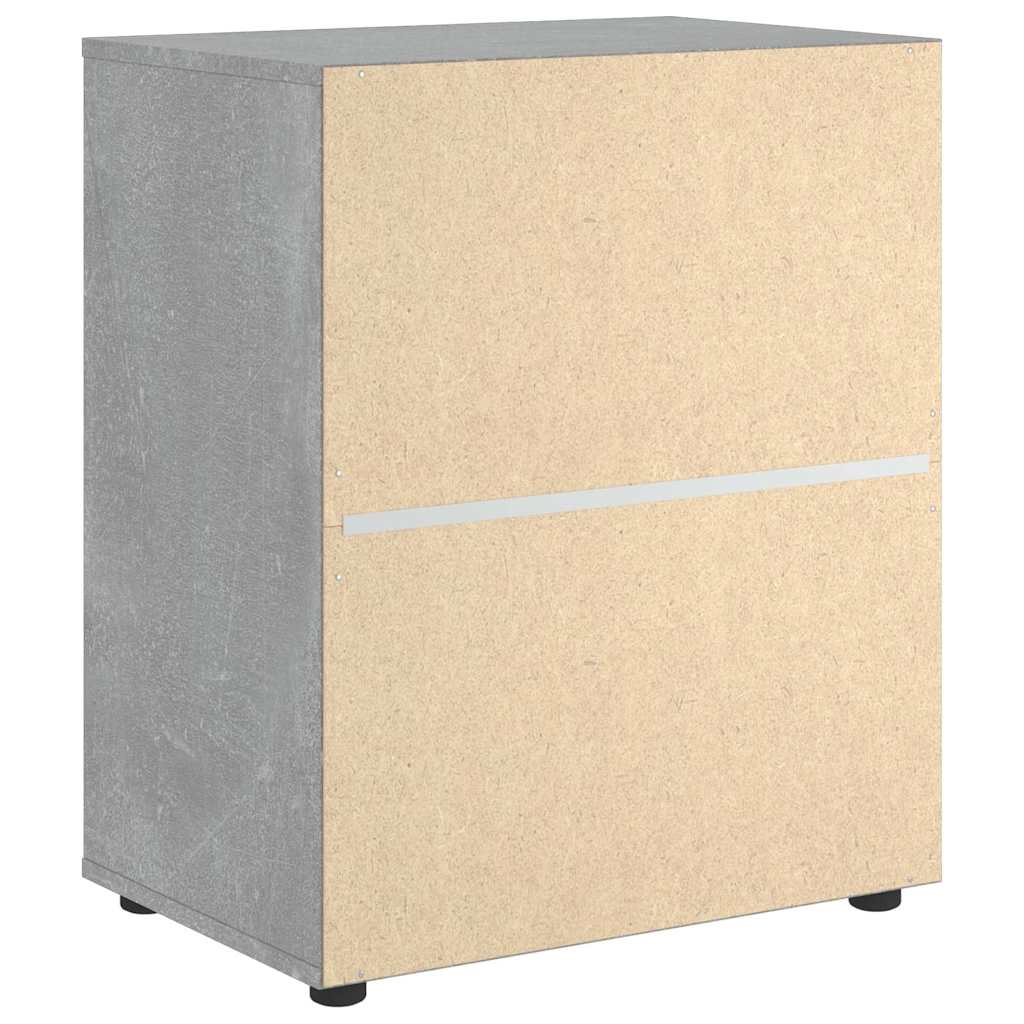 Komoda VISNES beton siva 60x40x73 cm konstruirano drvo