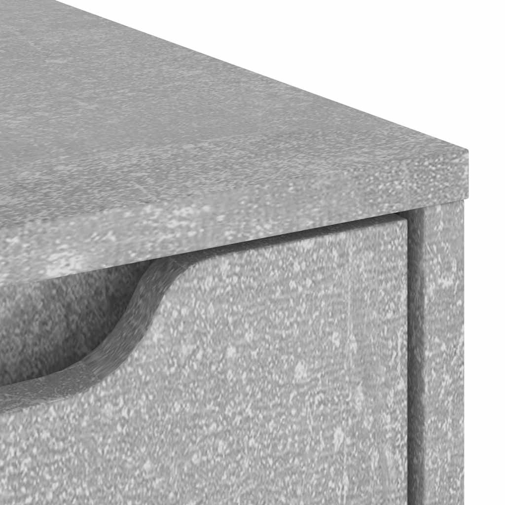 Komoda VISNES beton siva 60x40x73 cm konstruirano drvo