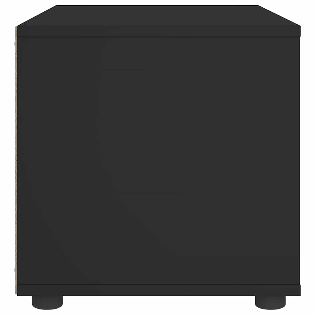 TV ormarić VISNES crni 60x40x38 cm izrađeno drvo