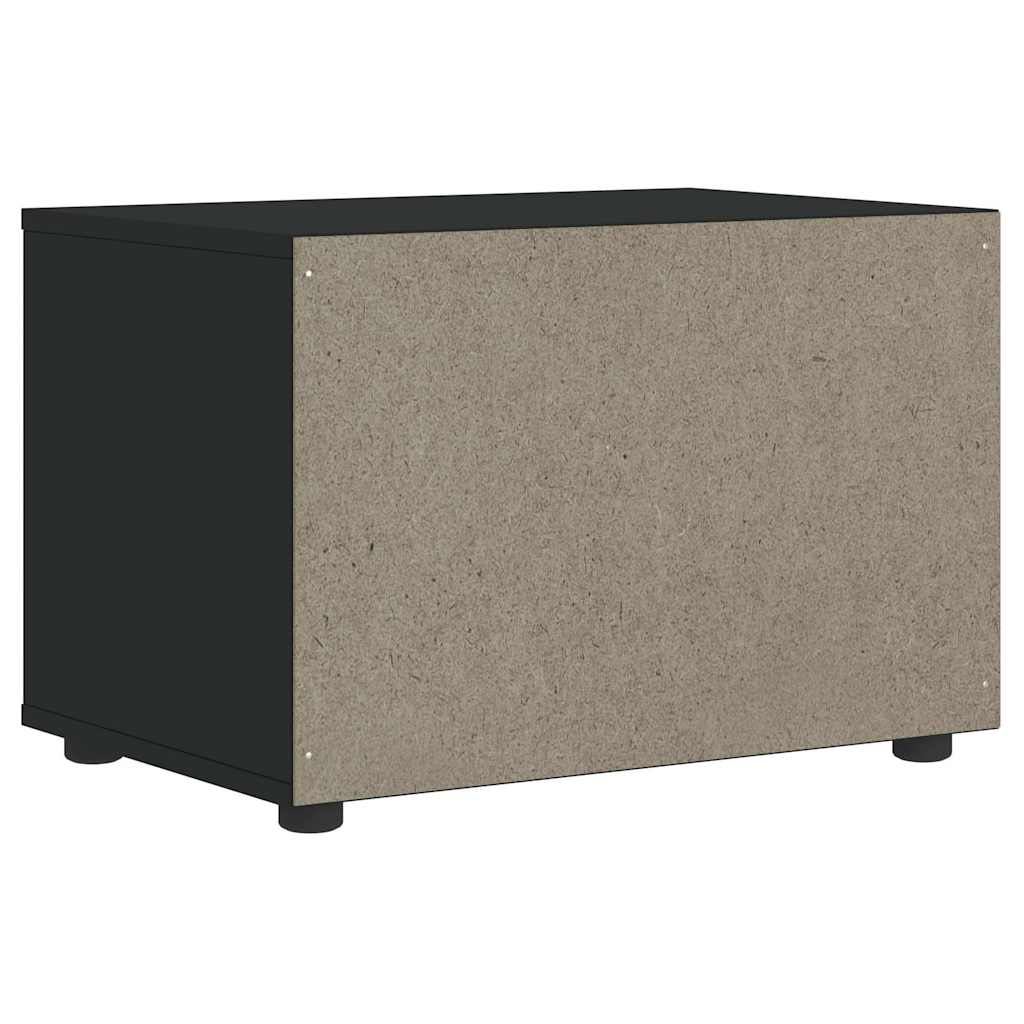 TV ormarić VISNES crni 60x40x38 cm izrađeno drvo