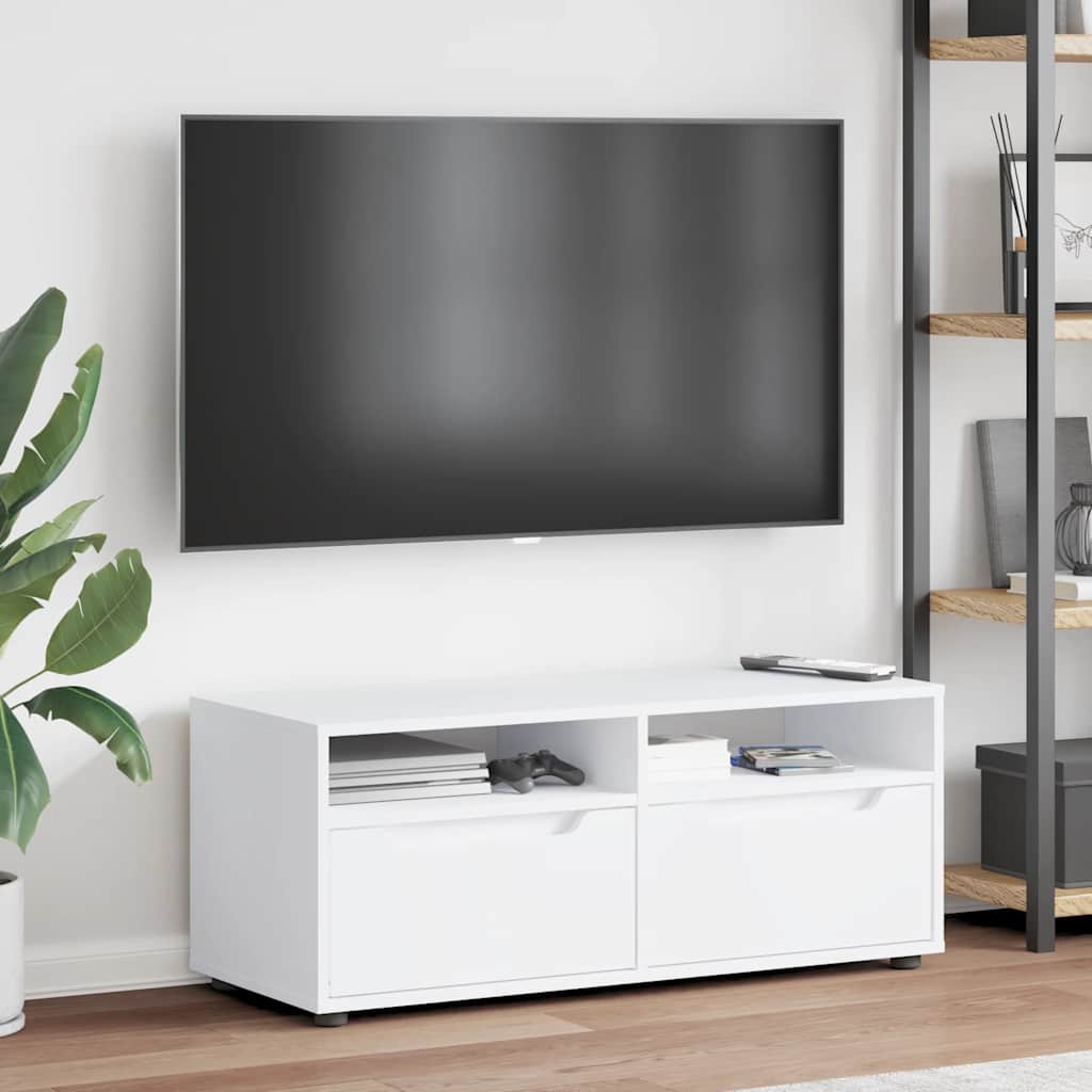 TV ormarić VISNES Bijeli 100x40x38 cm Inženirsko drvo