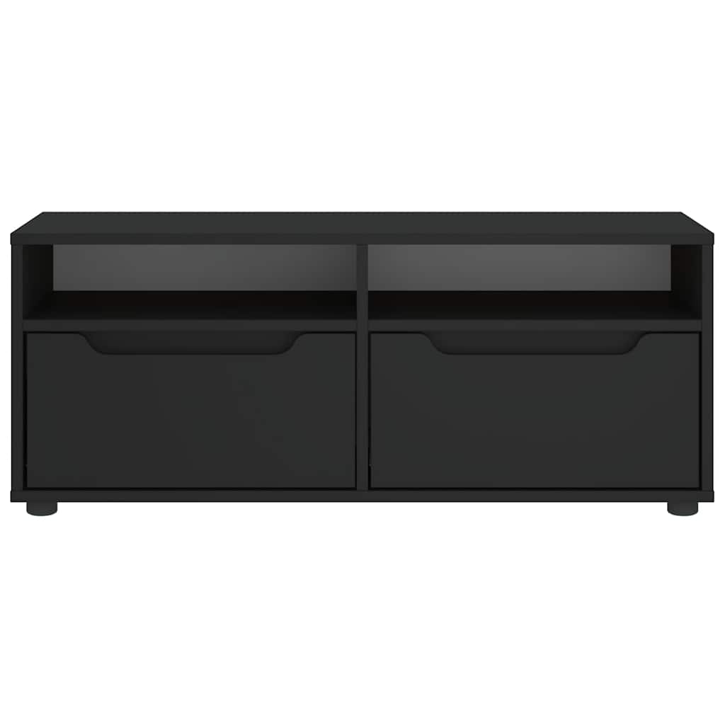 TV ormarić VISNES crni 100x40x38 cm izrađeno drvo