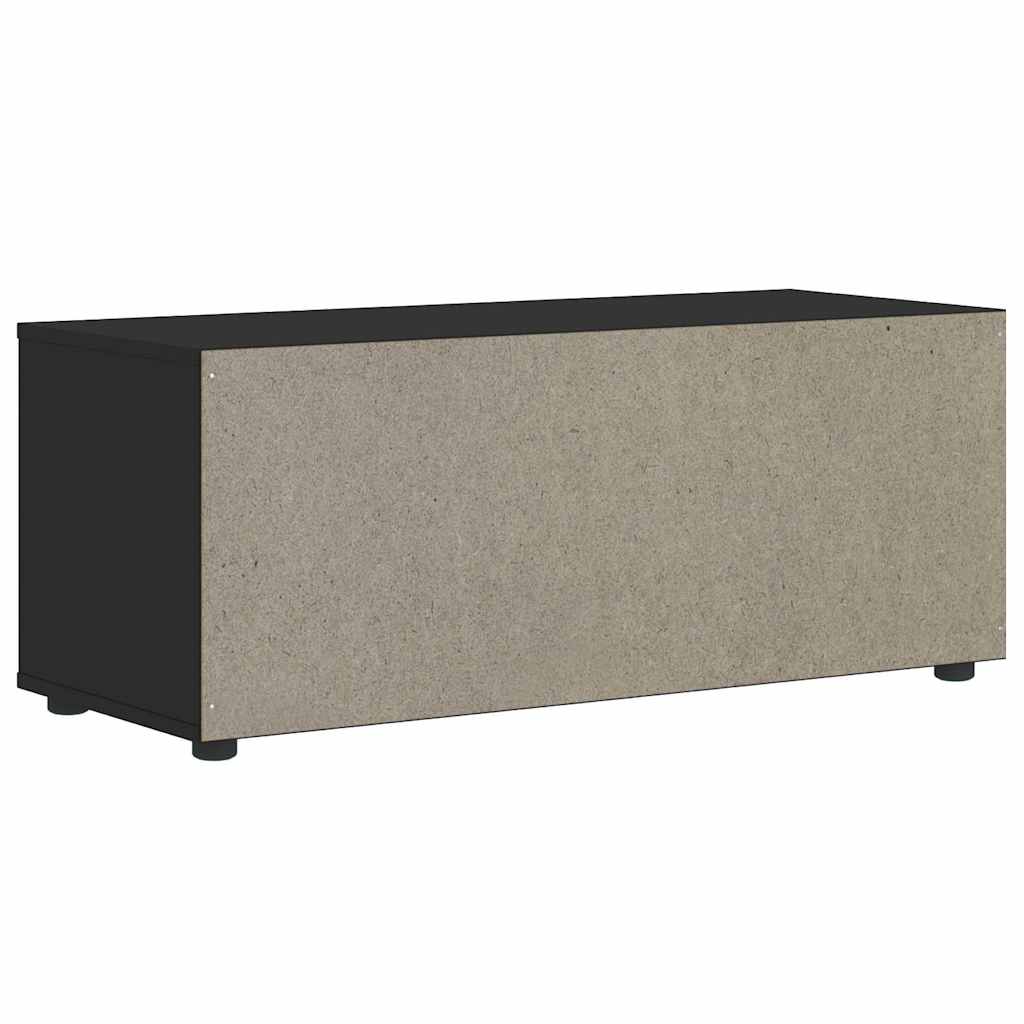TV ormarić VISNES crni 100x40x38 cm izrađeno drvo