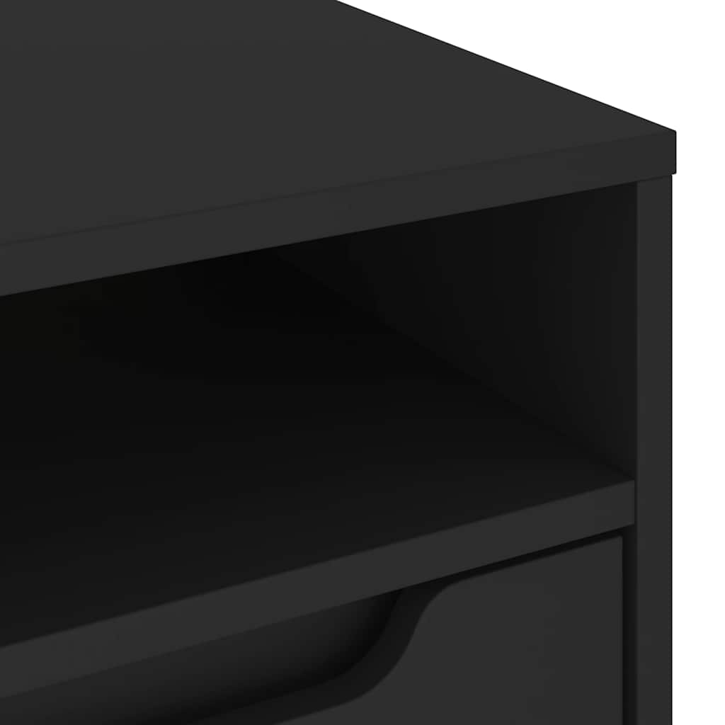 TV ormarić VISNES crni 100x40x38 cm izrađeno drvo