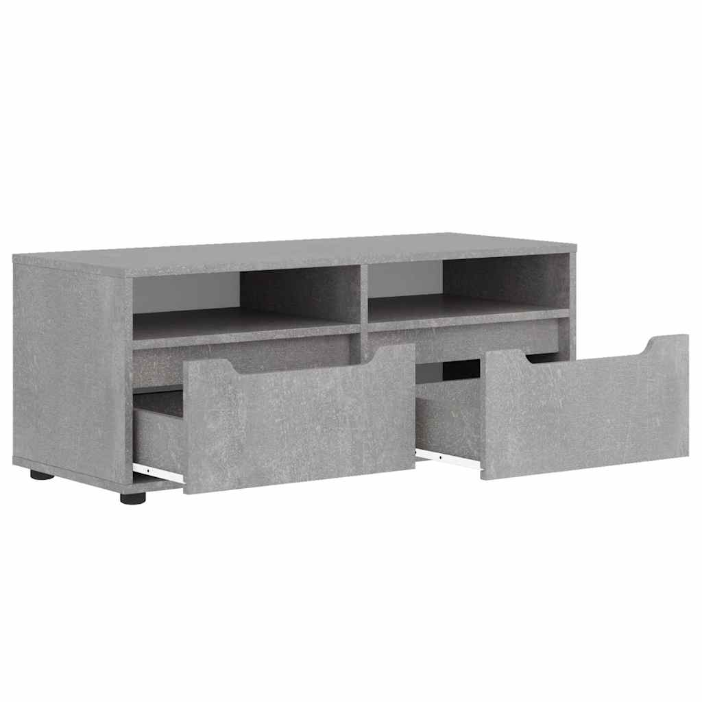 TV ormarić VISNES beton sivi 100x40x38 cm konstruirano drvo