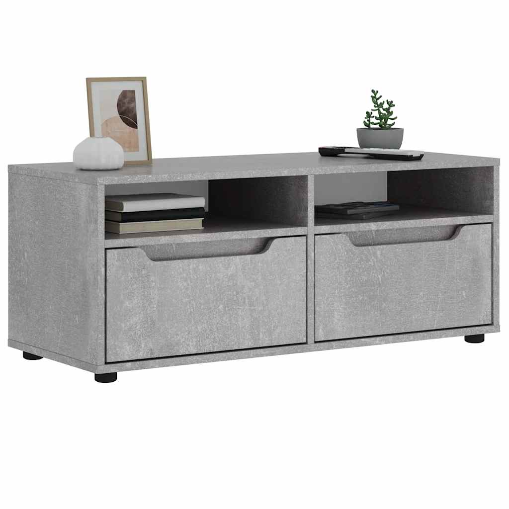 TV ormarić VISNES beton sivi 100x40x38 cm konstruirano drvo