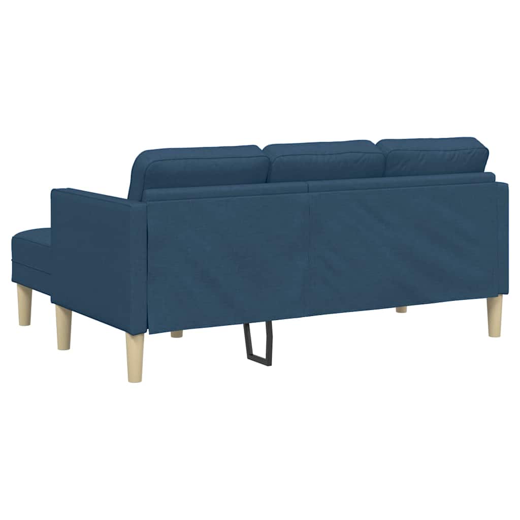 Set sofe s jastukom Plava Poliester