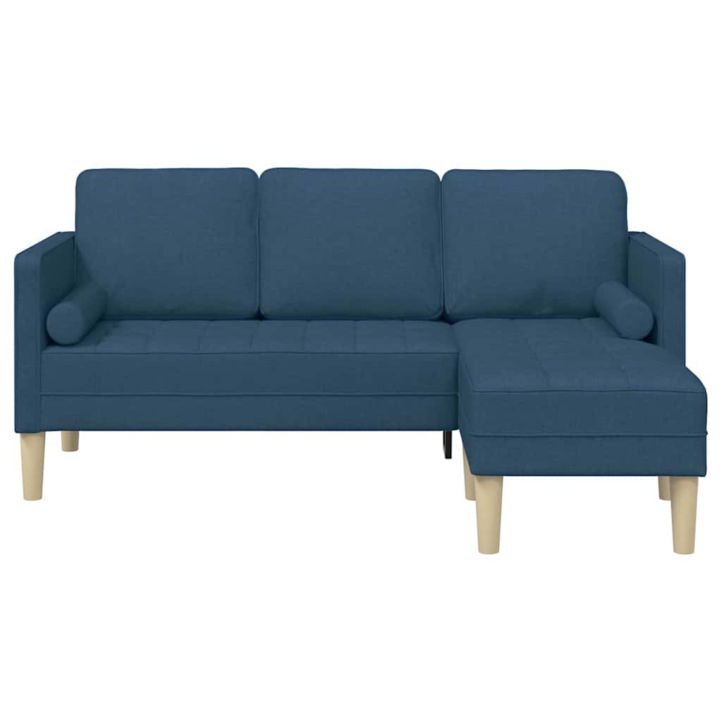 Set sofe s jastukom Plava Poliester