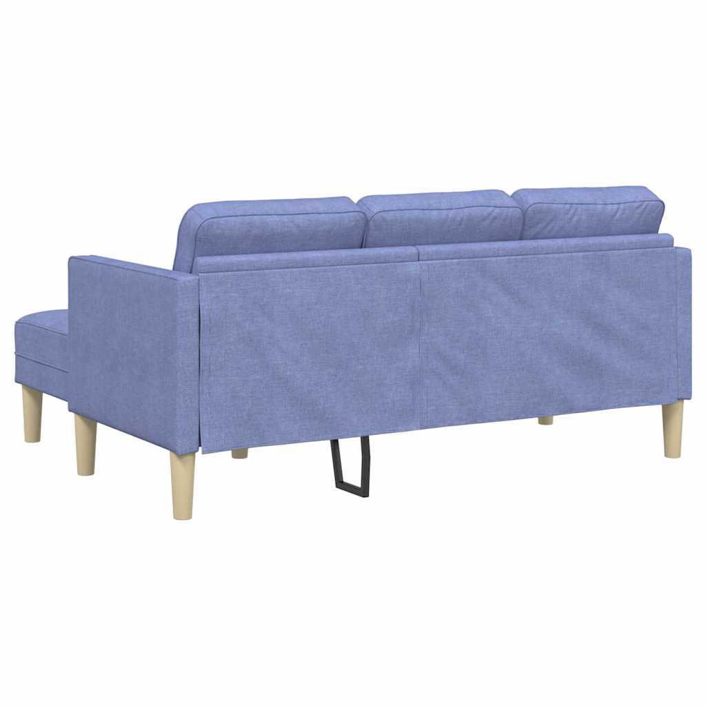 Set sofe s jastukom Traper plava Poliester