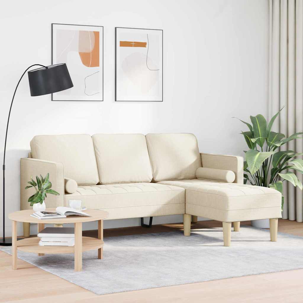 Set sofe s jastukom Laneno platno Poliester