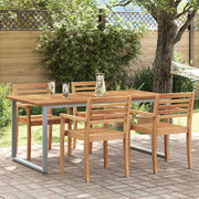 Stol za vrt Siva 180 x 90 x 75 cm Čvrsto drvo akacije