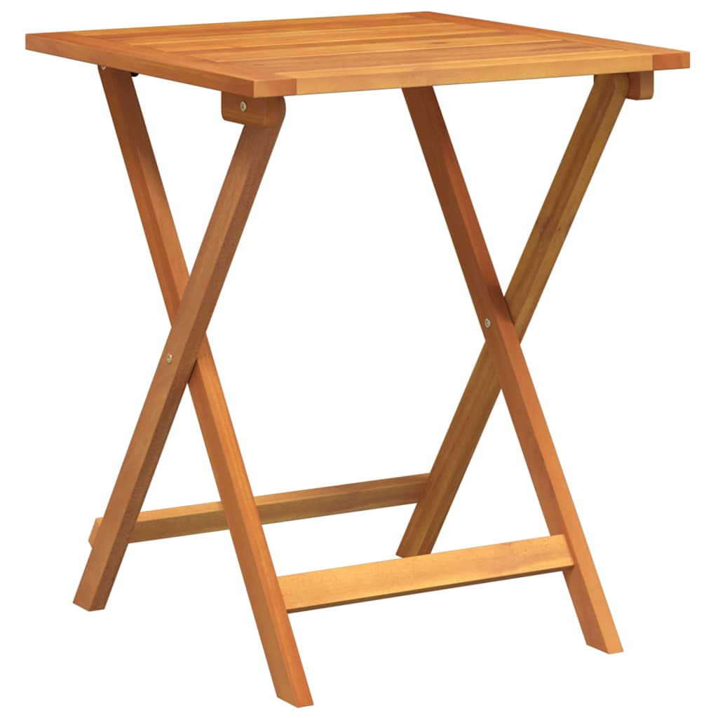 Stol za vrt Prirodna 60 x 60 x 72 cm Čvrsto drvo akacije