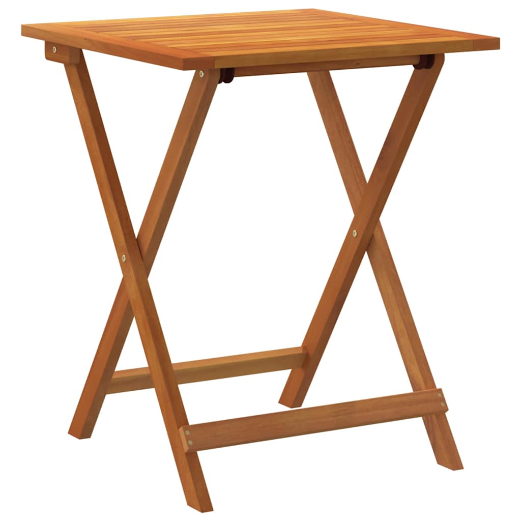 Stol za vrt Prirodna 60 x 60 x 72 cm Čvrsto drvo akacije