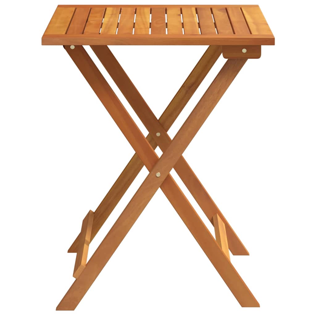 Stol za vrt Prirodna 60 x 60 x 72 cm Čvrsto drvo akacije