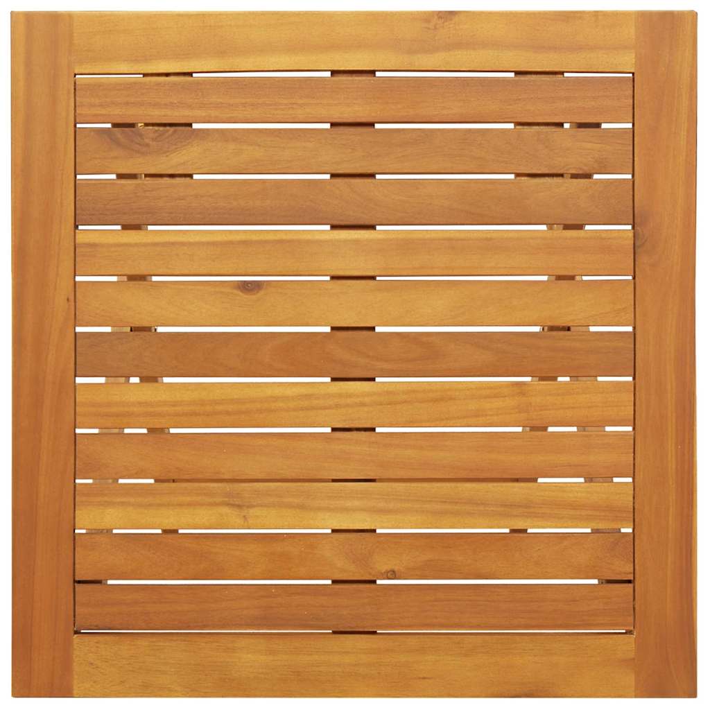 Stol za vrt Prirodna 60 x 60 x 72 cm Čvrsto drvo akacije