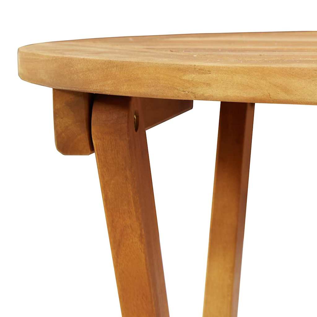 Stol za vrt Prirodna 60 x 60 x 72 cm Čvrsto drvo akacije