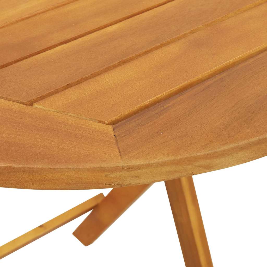 Stol za vrt Prirodna 60 x 60 x 72 cm Čvrsto drvo akacije