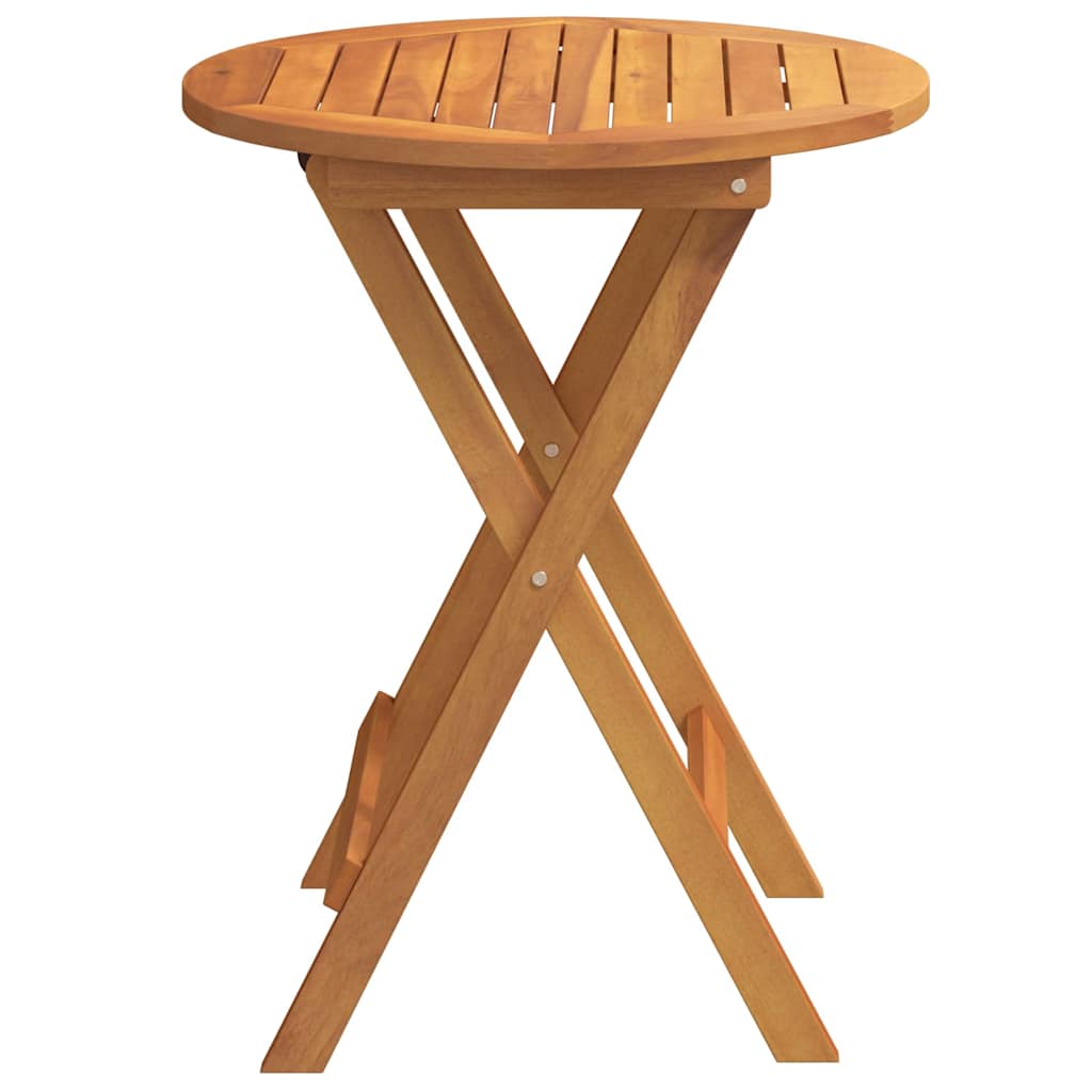 Stol za vrt Prirodna 60 x 60 x 72 cm Čvrsto drvo akacije