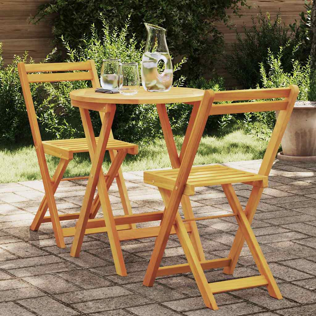 Vrtni set za objed 3 pcs Prirodna nafta Čvrsto drvo akacije