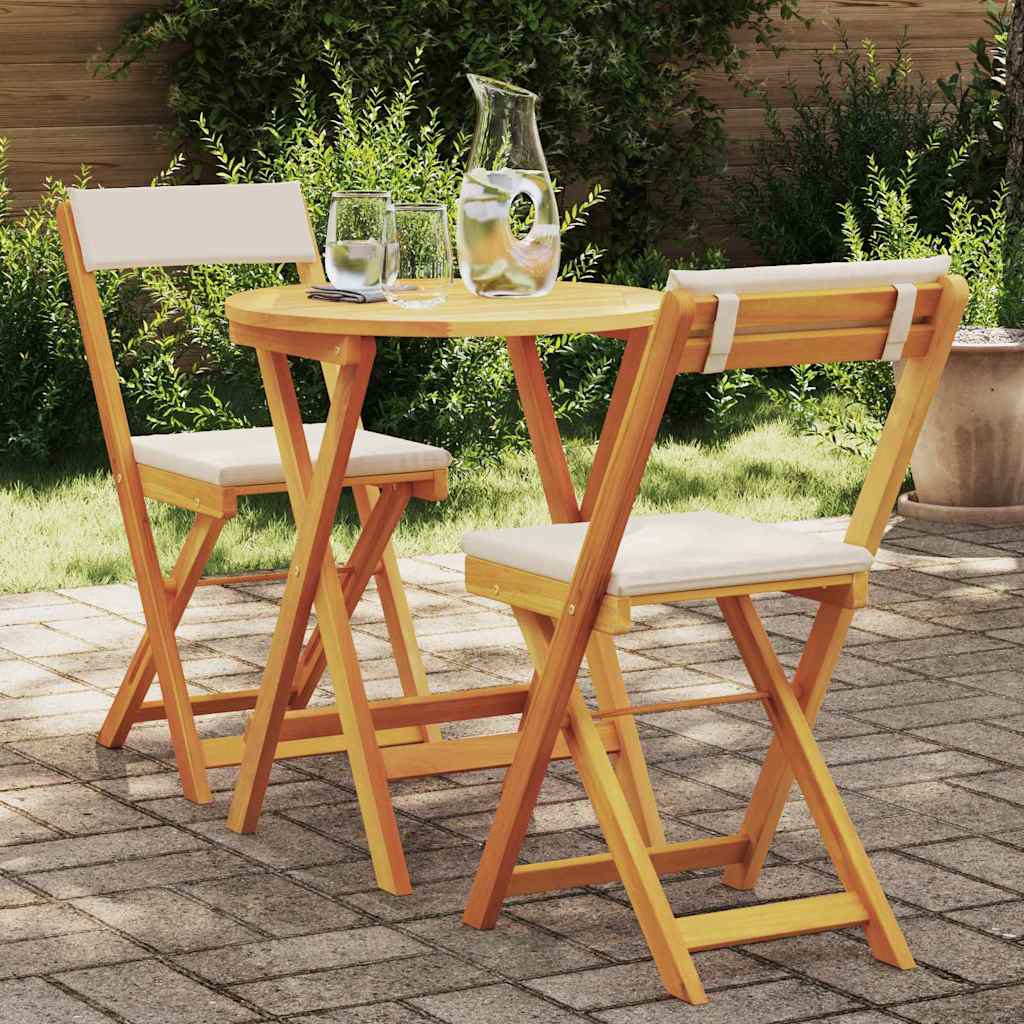 Vrtni set za objed 3 pcs Prirodna nafta Čvrsto drvo akacije