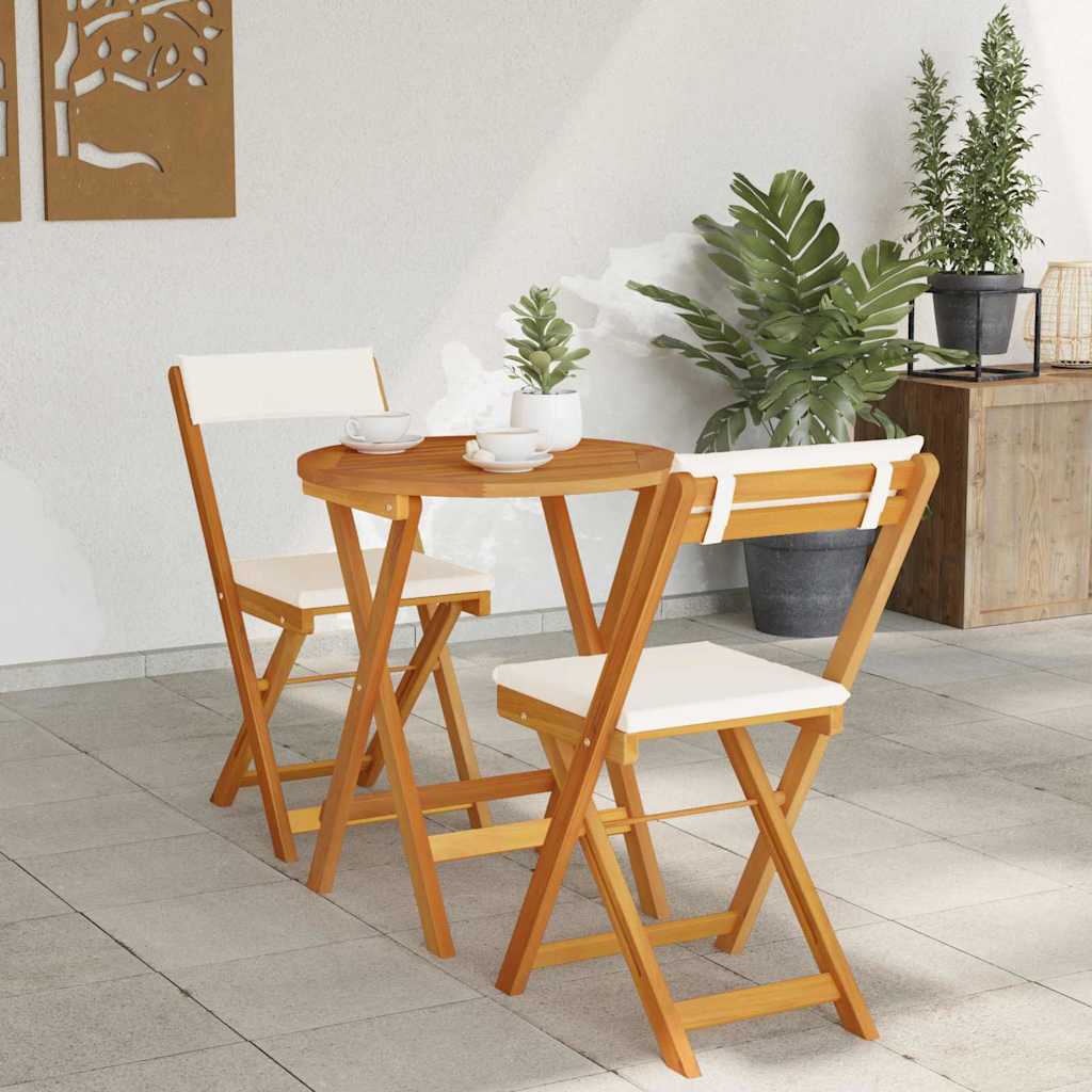Vrtni set za objed 3 pcs Prirodna nafta Čvrsto drvo akacije