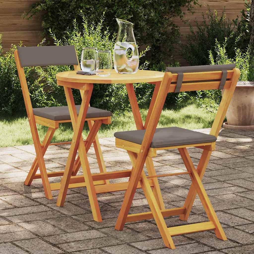Vrtni set za objed 3 pcs Prirodna nafta Čvrsto drvo akacije