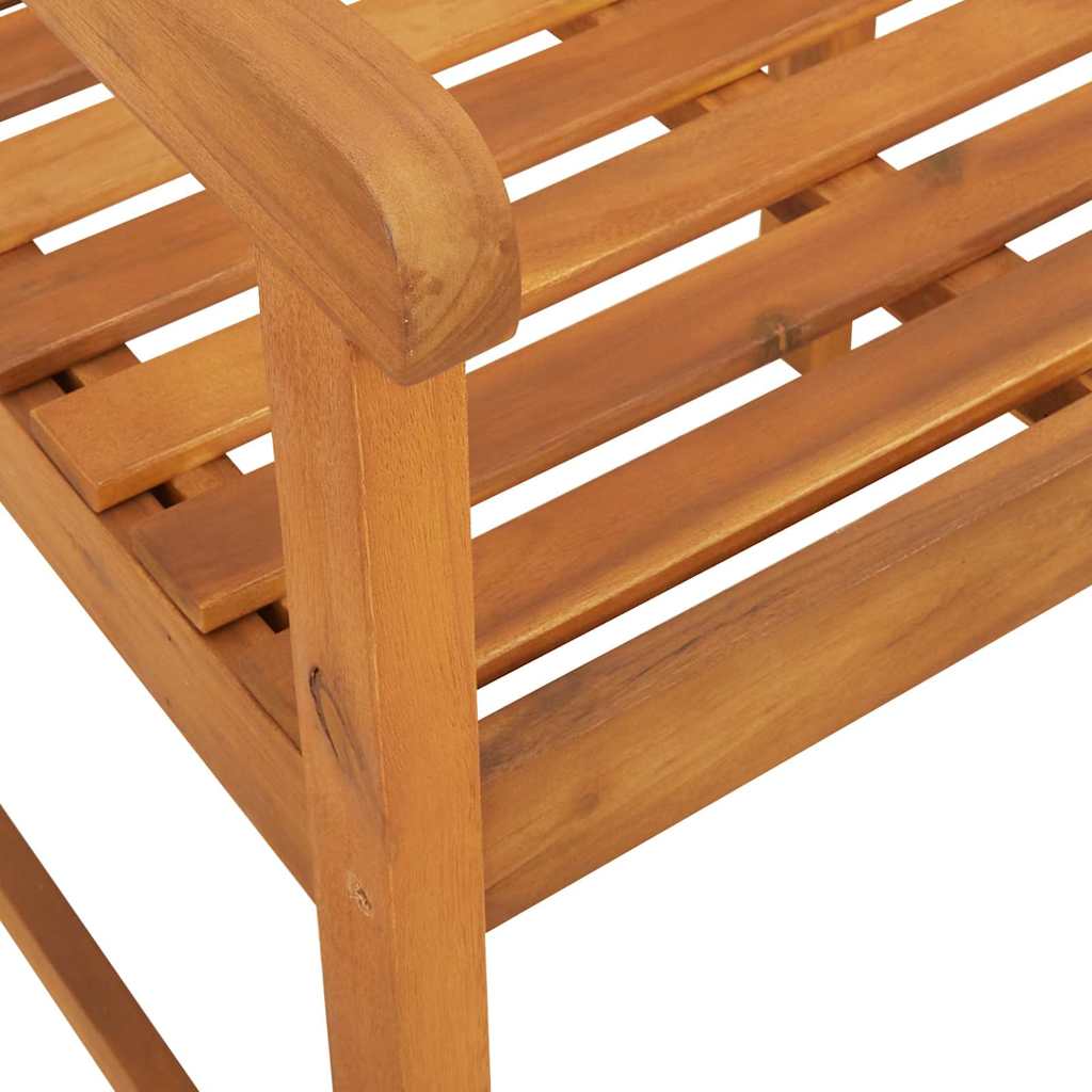 Vanjska klupa 2 pcs Prirodna 56 x 55,5 x 90 cm