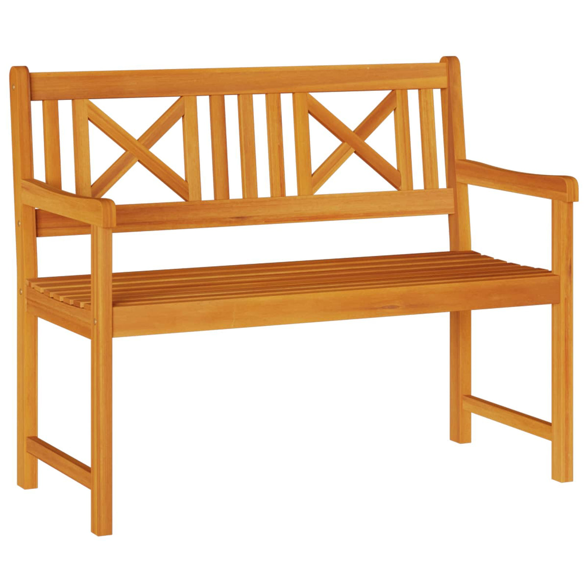 Vanjska klupa Prirodna 110 x 56 x 90 cm Čvrsto drvo akacije