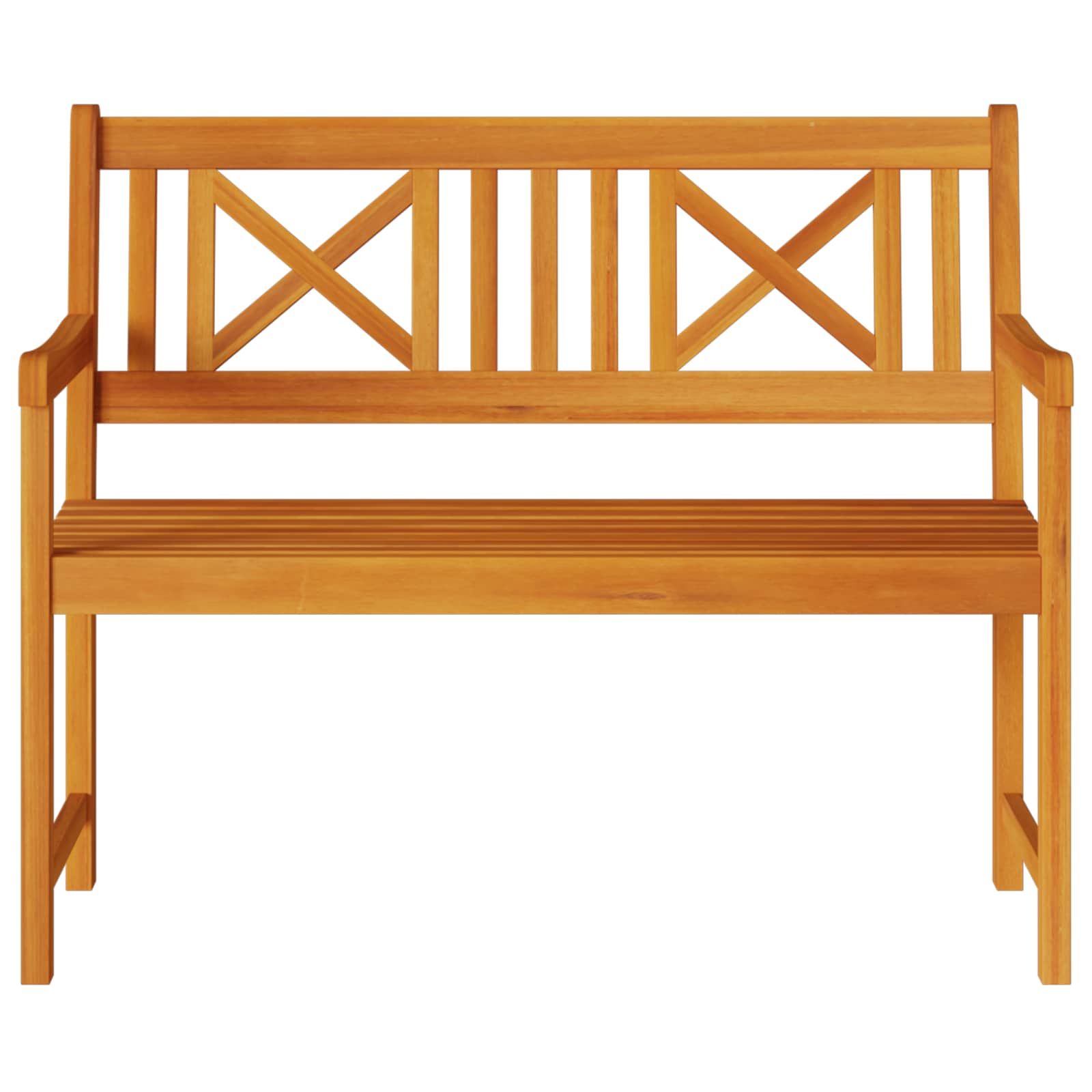 Vanjska klupa Prirodna 110 x 56 x 90 cm Čvrsto drvo akacije