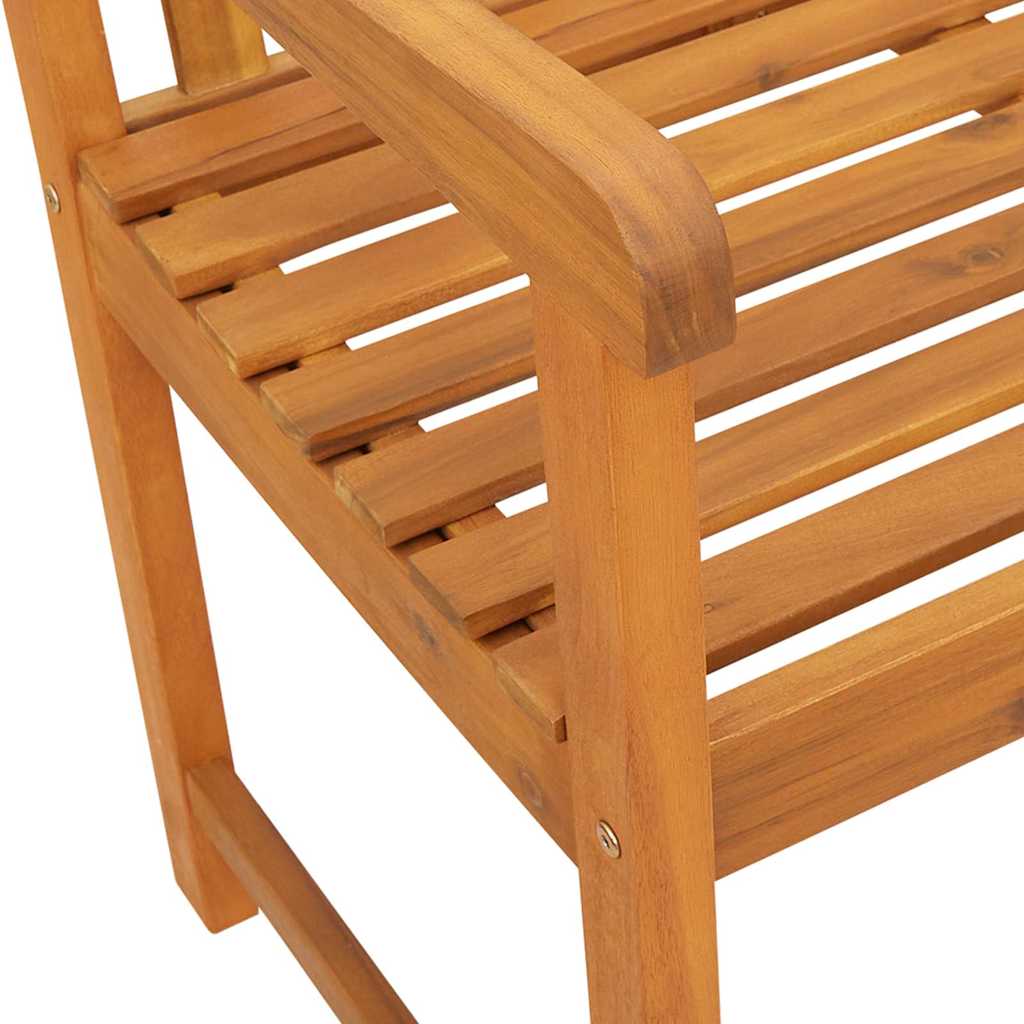 Vanjska klupa Prirodna 150 x 56 x 90 cm Čvrsto drvo akacije
