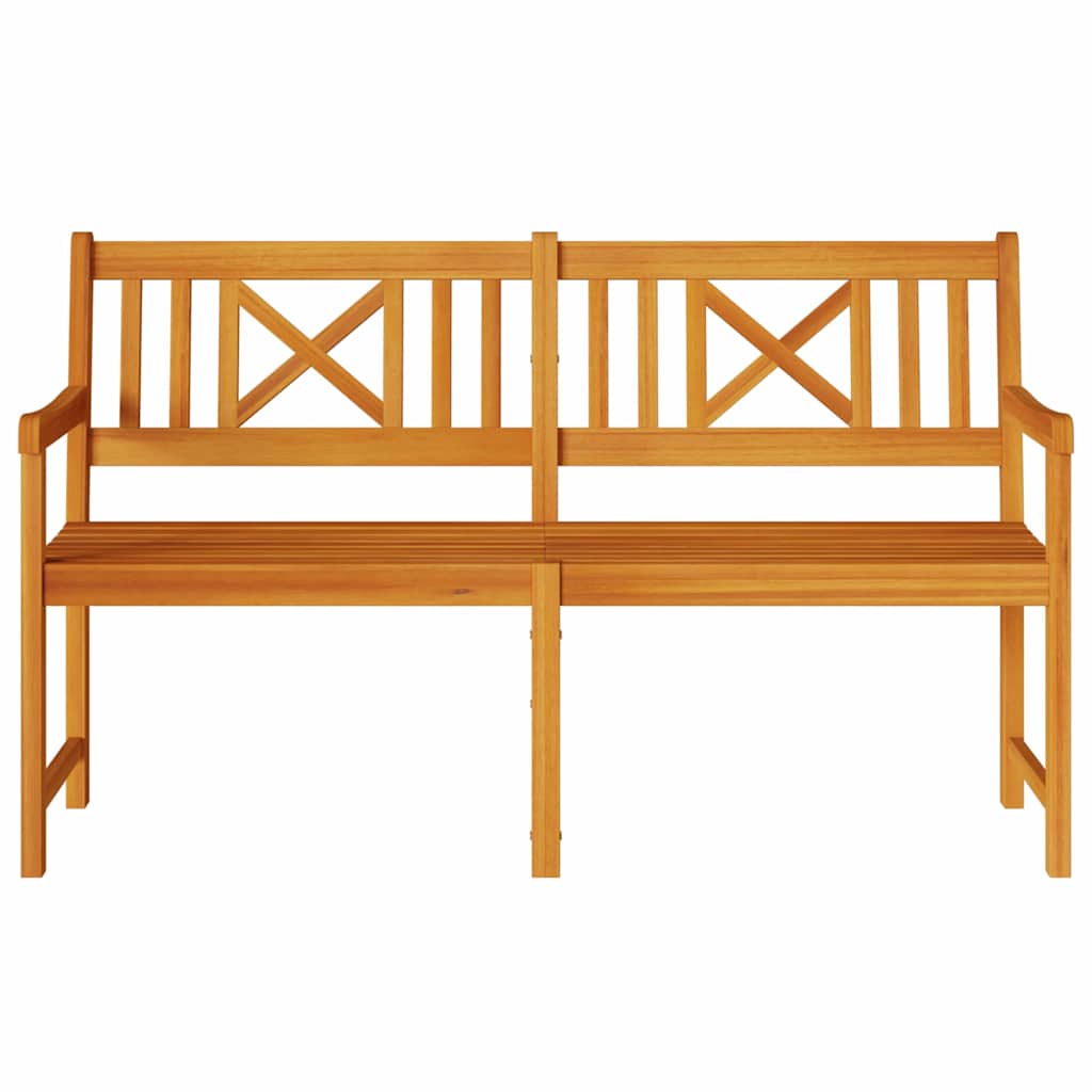 Vanjska klupa Prirodna 150 x 56 x 90 cm Čvrsto drvo akacije