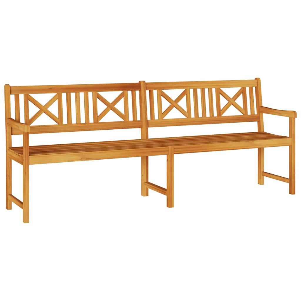 Vanjska klupa Prirodna 220 x 56 x 90 cm Čvrsto drvo akacije