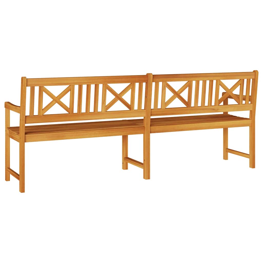 Vanjska klupa Prirodna 220 x 56 x 90 cm Čvrsto drvo akacije