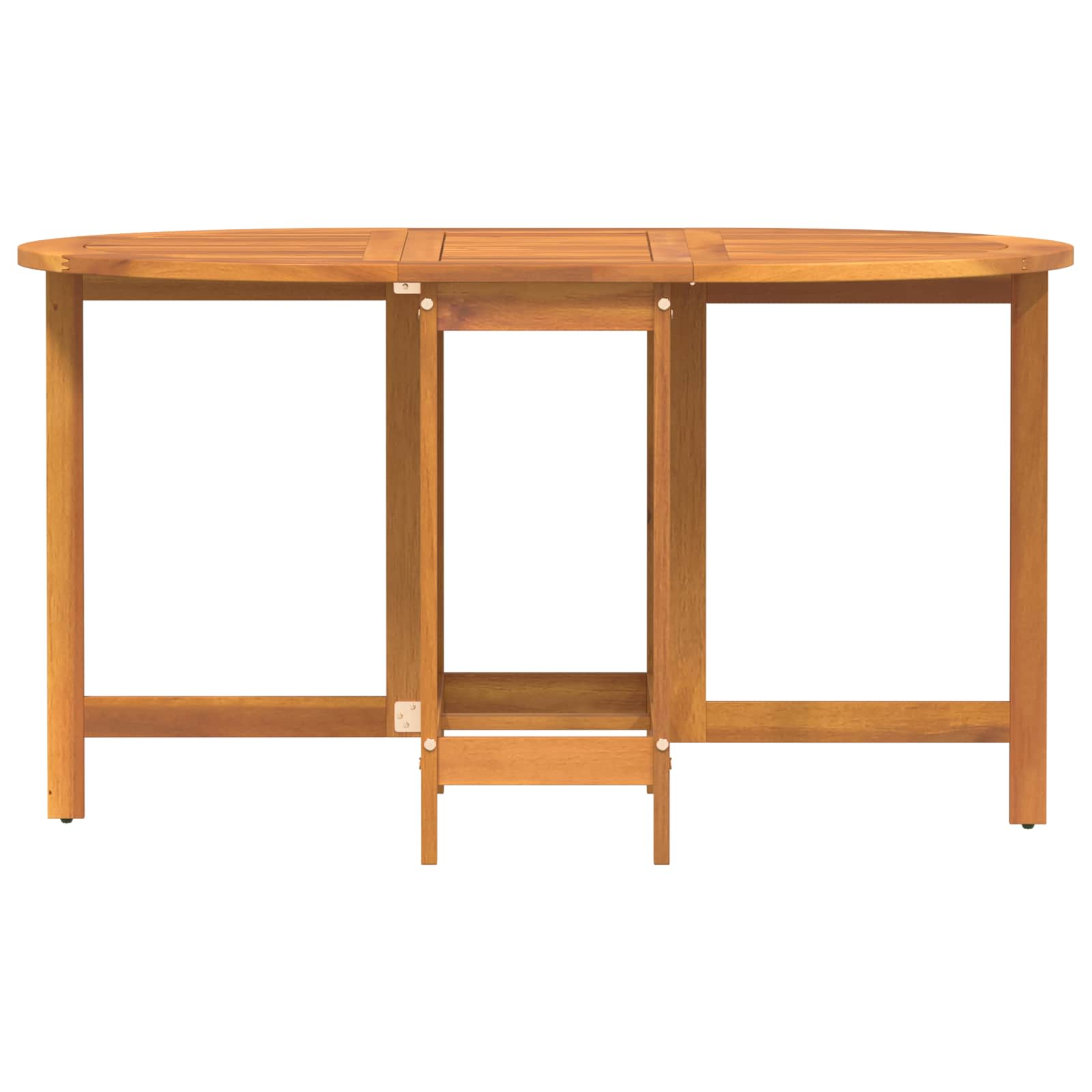 Stol za vrt Smeđa 110 x 60 x 72 cm Čvrsto drvo akacije