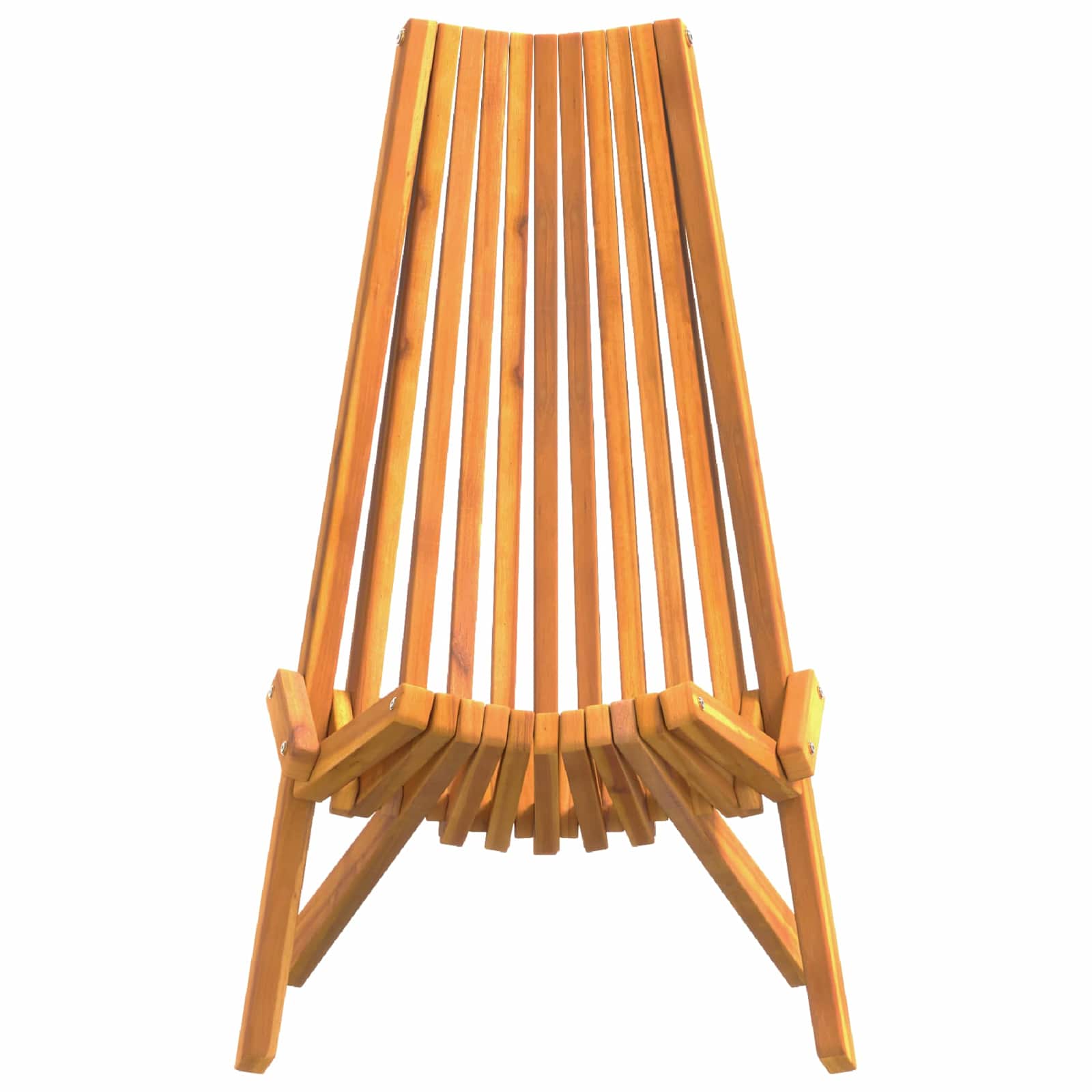 Stolica 2 pcs Smeđa 69 x 56 x 84 cm Čvrsto drvo akacije