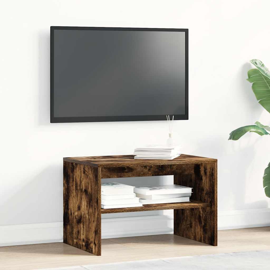 TV ormarić dimljeni hrast 60x40x40 cm konstruirano drvo