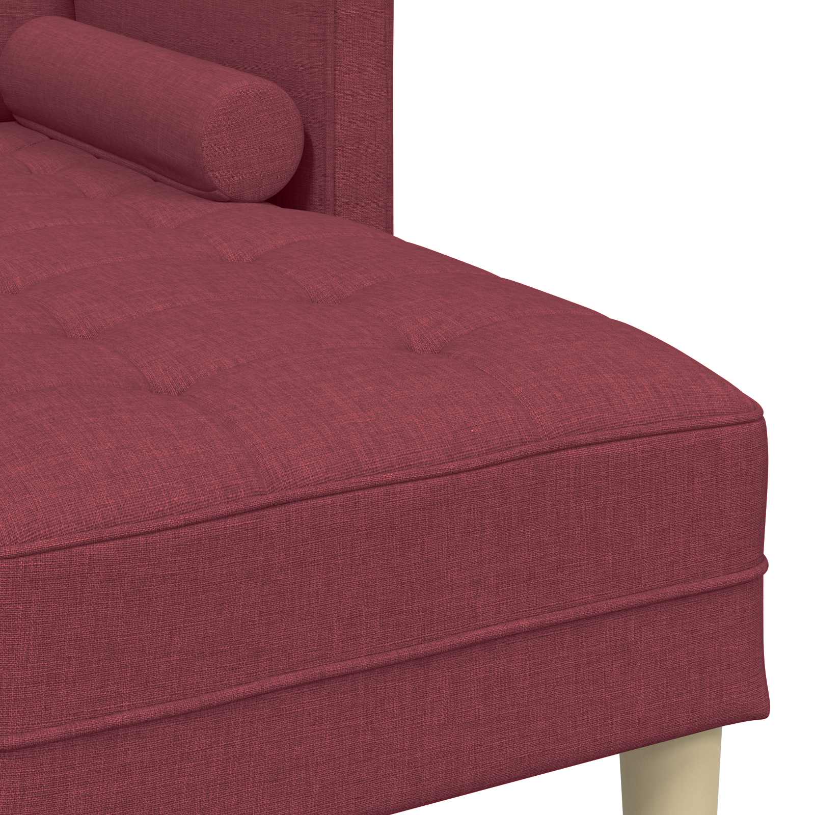 Set sofe s jastukom 2 pcs Vinska crvena Poliester