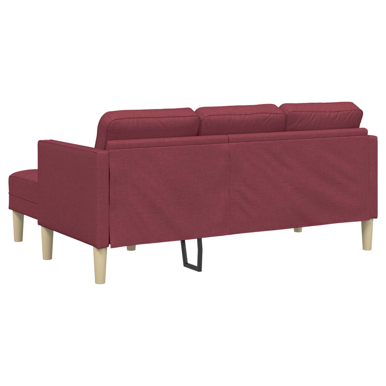 Set sofe s jastukom 2 pcs Vinska crvena Poliester