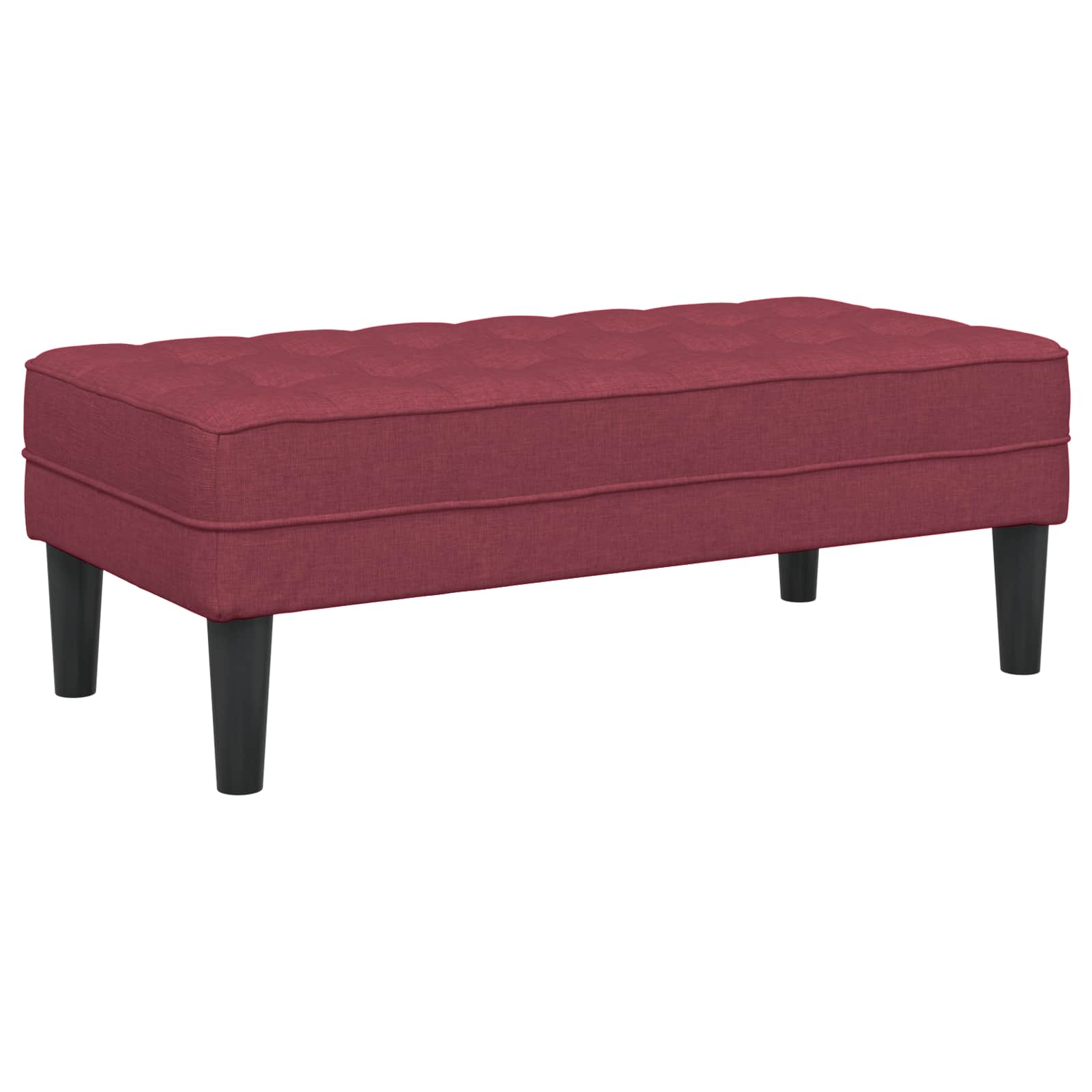 Set sofe s jastukom 2 pcs Vinska crvena Poliester