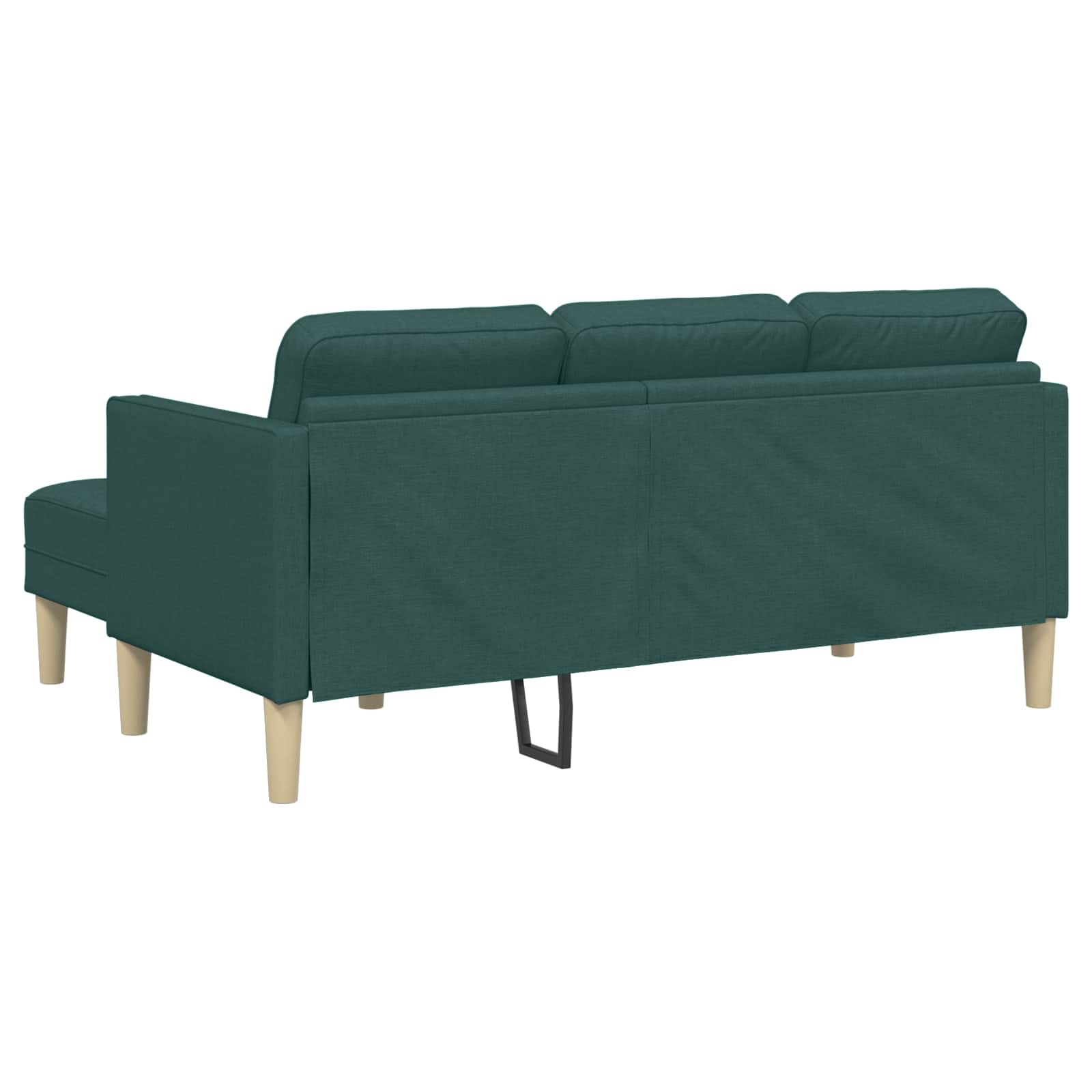 Set sofe s jastukom 2 pcs Tamnozelena Poliester