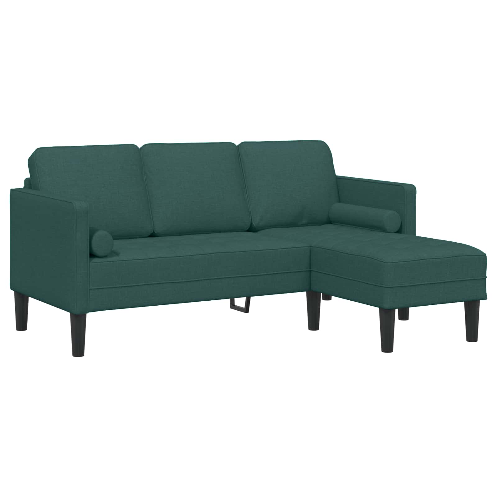 Set sofe s jastukom 2 pcs Tamnozelena Poliester