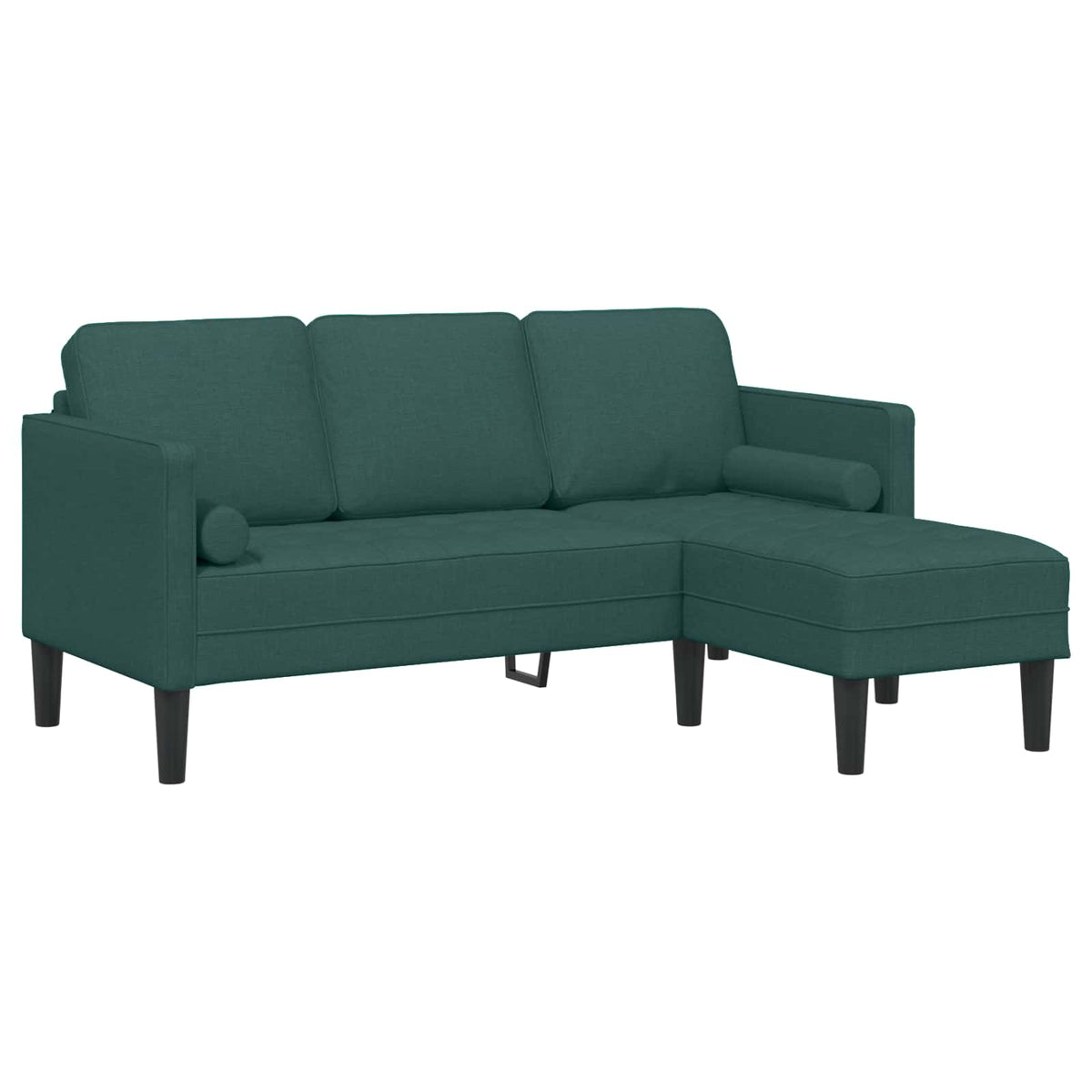 Set sofe s jastukom 2 pcs Tamnozelena Poliester