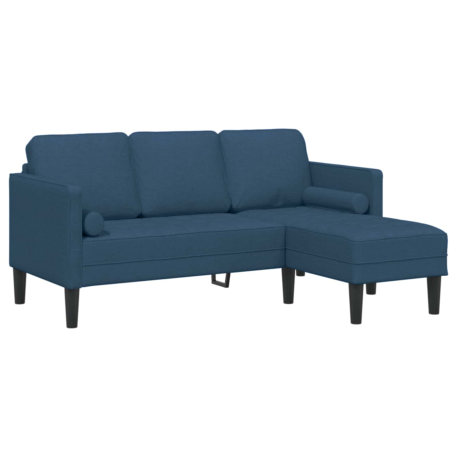 Set sofe s jastukom 2 pcs Plava Poliester