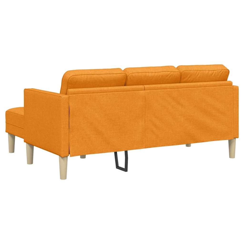Set sofe s jastukom 2 pcs Tamno žuta Poliester