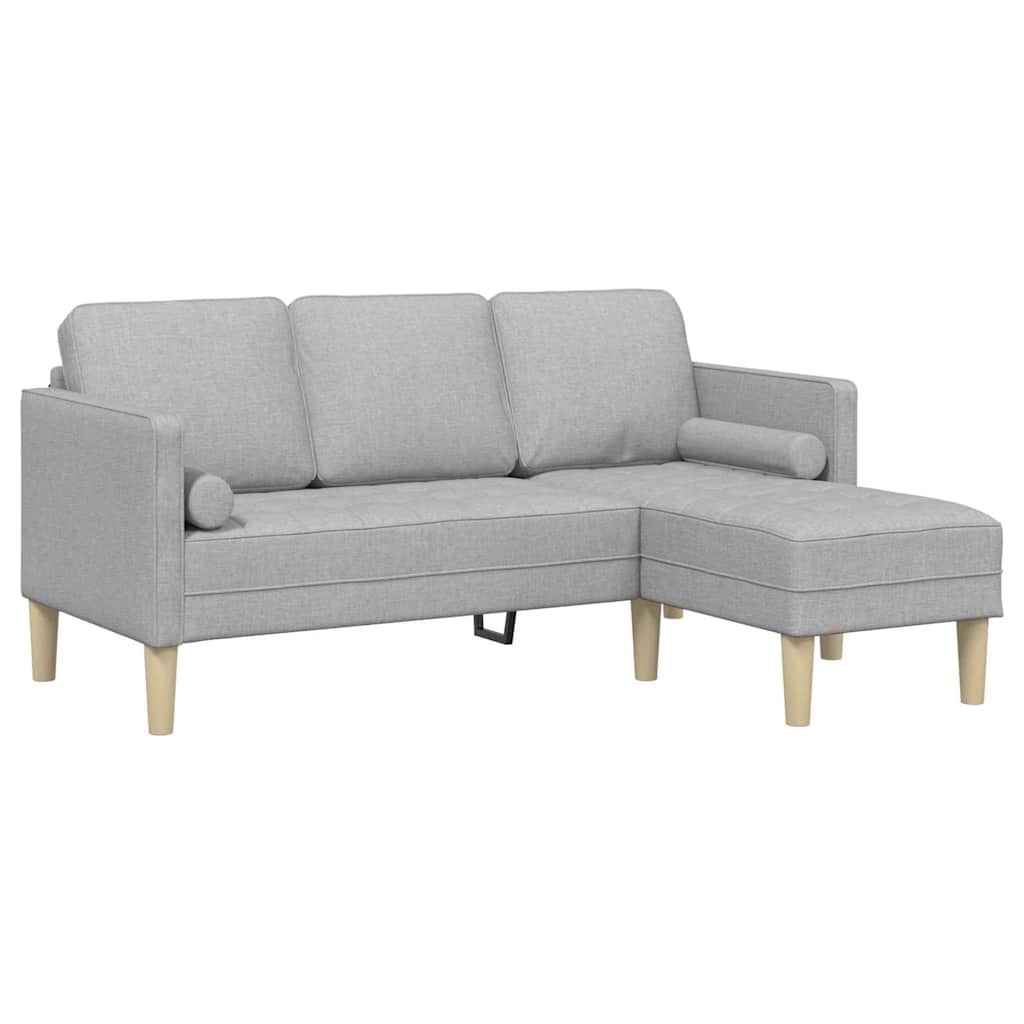 Set sofe 2 pcs Oblačnosiva 173 x 131 x 67 cm Poliester